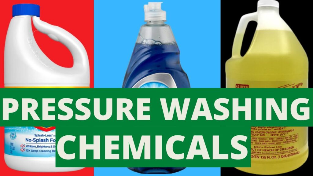 Choosing the Right Chemicals for Pressure Washing Different Surfaces